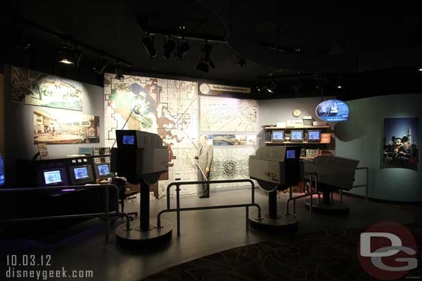 Next stop One Mans Dream.. since we are celebrating EPCOT this trip, a picture of the section of the exhibit devoted to the film.