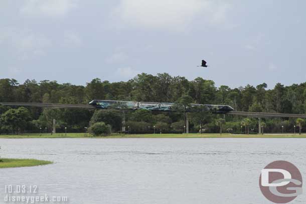 Spotted the Avenger Monorail plugging the home video release from the Resort line.