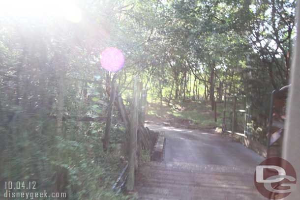 Heading toward the area that will soon house the Zebras.