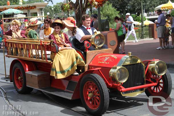 The Main Street Trolley show was trolley-less today.