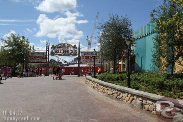 Looking toward the rest of Fantasyland.