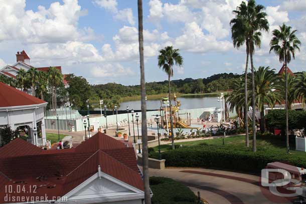 The new water play area at the Grand Floridian is open.