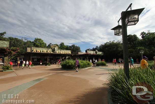 Arrived at Animal Kingdom shortly after its opening.