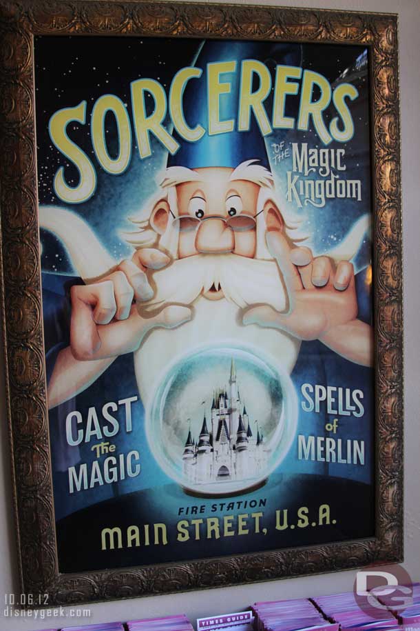 The Sorcerers attraction poster.