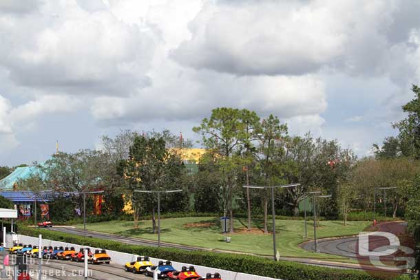 The view from the PeopleMover.