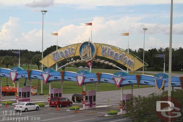 The new paint job from the monorail as we made our way to EPCOT.