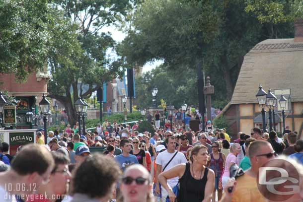 World Showcase was alive with activity this weekend.