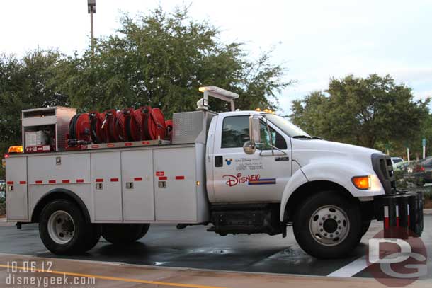 Went out to catch a bus and there was a crew working on one that broke down.