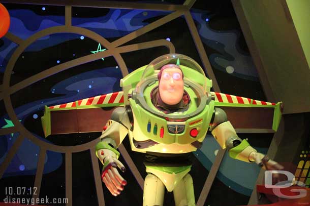 Went for a spin on Buzz.. wonder if they will ever upgrade the Orlando version to be more like Anaheims.