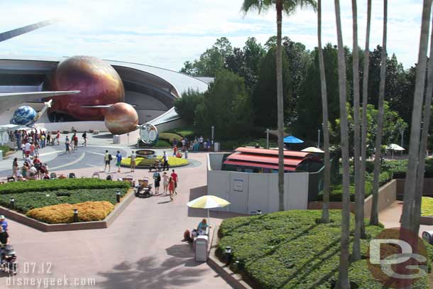 Work going on near Mission Space (had not noticed that the other days... but then again never really walked over there.