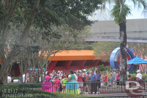 The two step sisters followed me to EPCOT..  no clue what they were doing out for photos by Imagination..