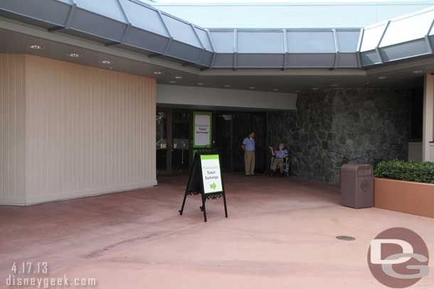 Our destination the Odyssey Center which has become the Passholder Ticket Exchange location.  