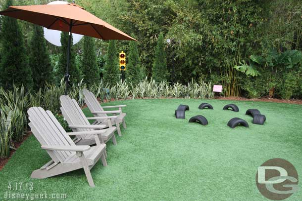 Some chairs to sit in while your kids run around...