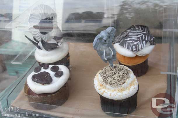 A selection of cupcakes at Kusafiri