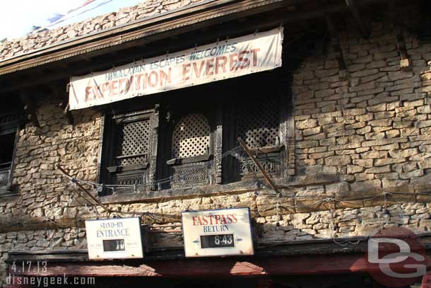 No wait for Everest