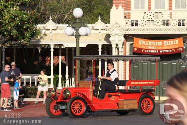 Several other Main Street vehicles were out to make the rounds too.  