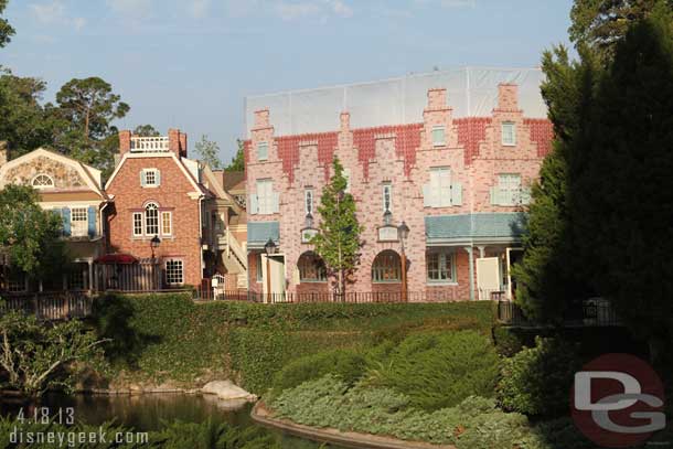 Sleepy Hollow in Liberty Square is being worked on.  It is still open during the work.