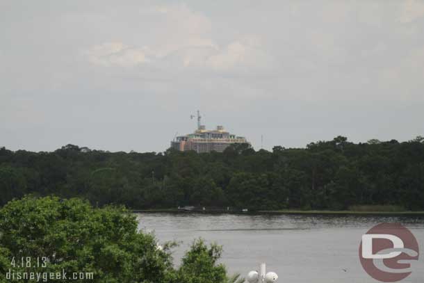 In the distance you can see the Four Seasons.