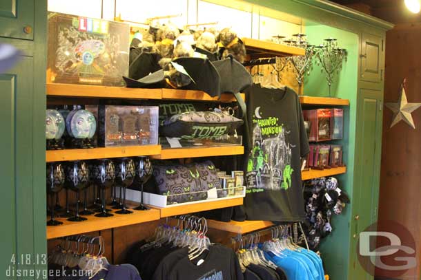 Some Haunted Mansion merchandise