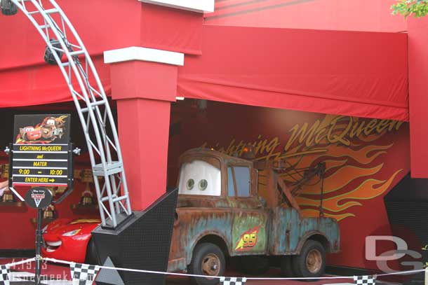 Mater and Lightning on vacation..