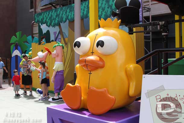 Phineas and Ferb had a healthy line, longer than the Cars gang.