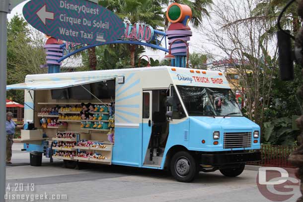 Next stop, Downtown Disney.  The Truck Shop was out and open today near the Pleasure Island entrance.
