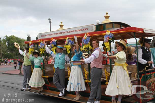 Caught the Spring Fling Trolley show.