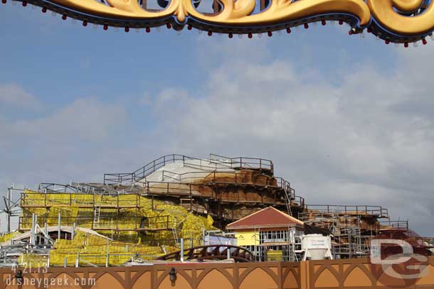 The Seven Dwarfs Mine Coaster work.