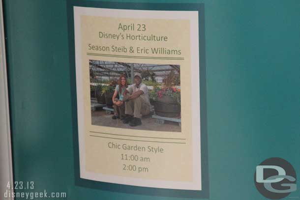 A couple of Disney CMs will be talking.