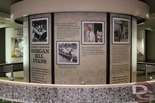 Moving on to the center display, this highlighted Bill Evans.