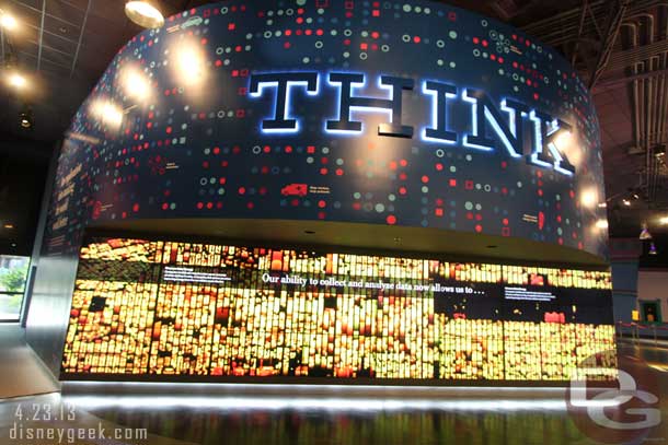 New in Innoventions West since my last trip, the IBM Think exhibit.