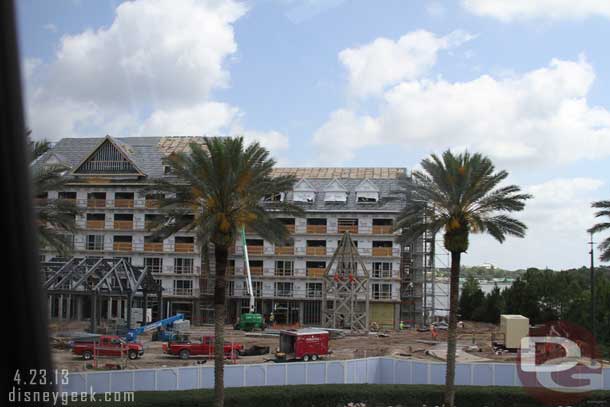 The Grand Floridian DVC work from the Monorail.