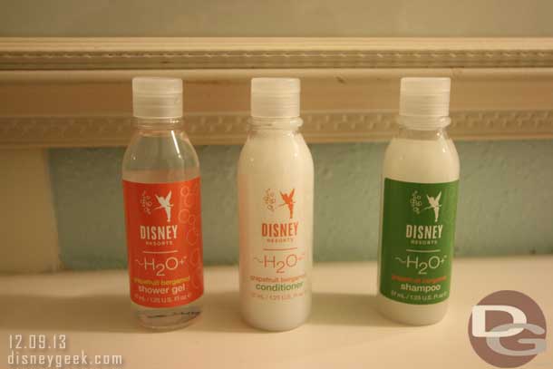 The selection of Disney shower products.