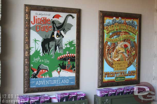 The Jingle Cruise poster as you enter the park.