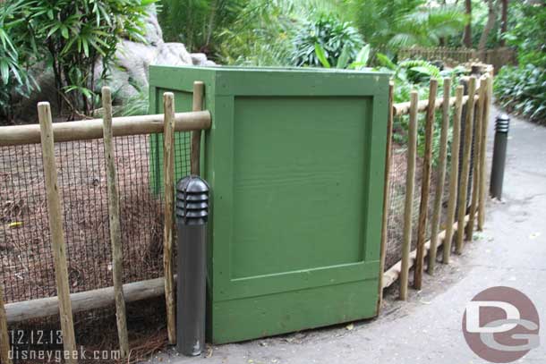 Some work going on along the Discovery Island Trails.  Looked like new fences in several spots.