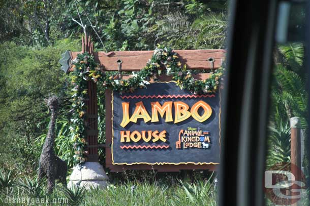 Just went to Jambo house (the original resort) today.