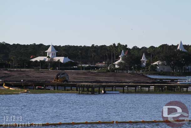 The wedding pavilion will be completely obstructed from this side once the construction is done it looks like.