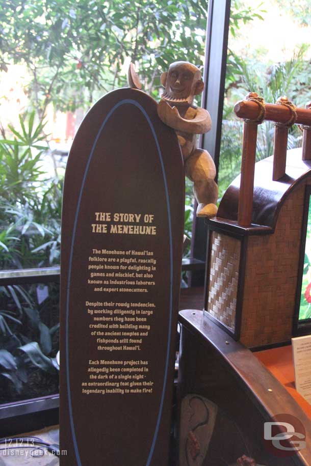 Spotted a Menehune near the DVC kiosk pushing Aulani.