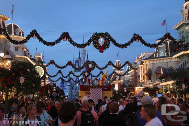 Of course I managed to arrive as the street party was rolling on Main Street.