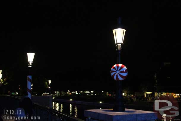 Peppermint on the bridge to France.