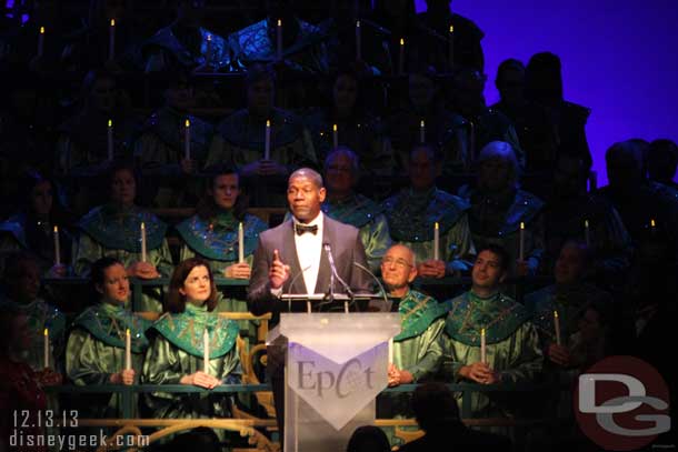 The guest narrator this evening was Dennis Haysbert.