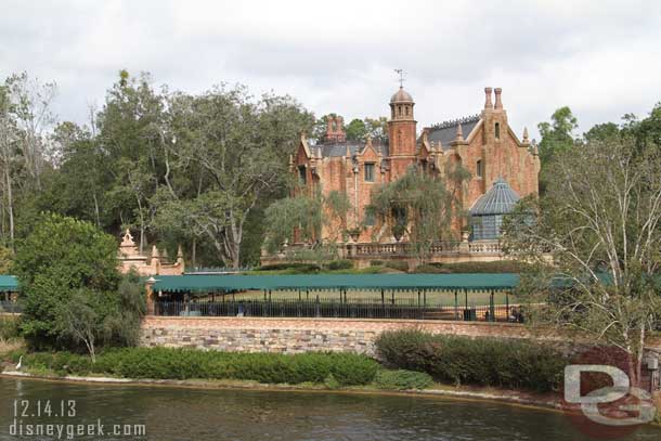 The Haunted Mansion from the Liberty Belle