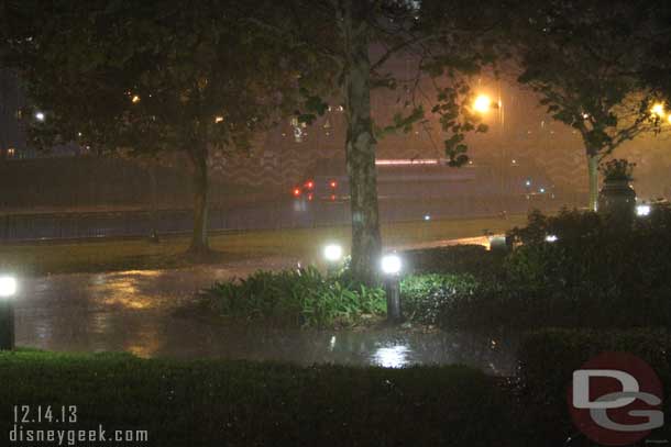 After resting in the afternoon the plan was to meet up with the rest of my group in the evening.  But I looked out the window and decided I was not going to deal with the rain and called it an early evening.