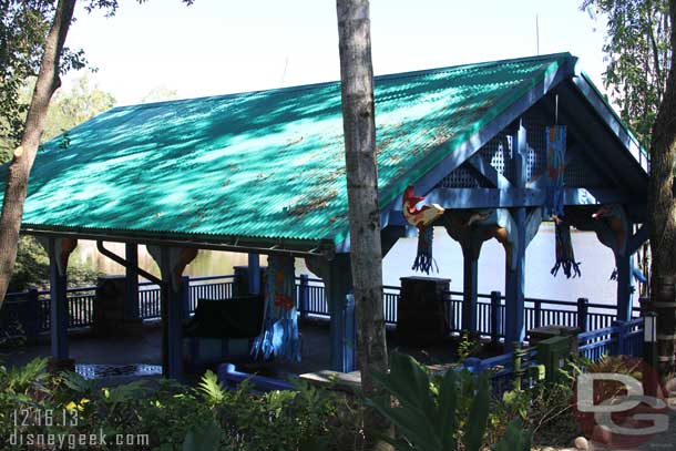 Over to Flame Trees eating area.  The equipment that was here the other day is cleaned up now.