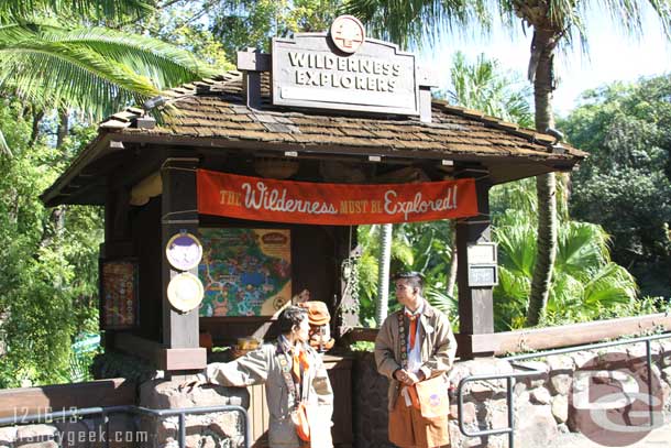 No line for the Wilderness Explorers as I was leaving, no time to stop and talk to them though.