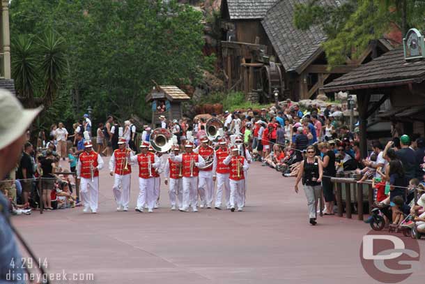 The Main Street Philharmonic walked the parade route as a pre-parade.