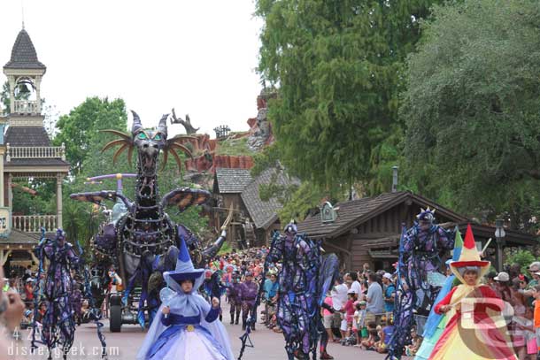 Flora, Fauna and Merryweather lead the way.