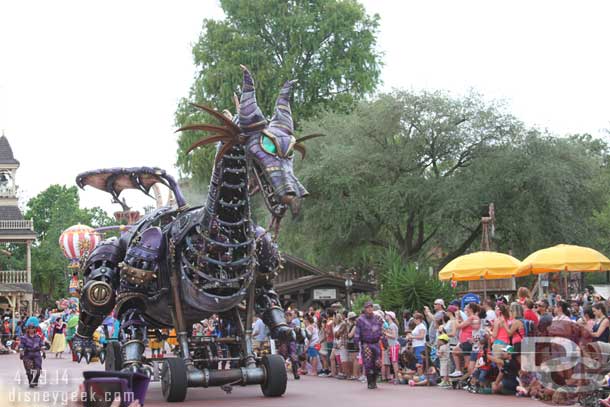 A Steampunk-inspired Maleficent in dragon form.