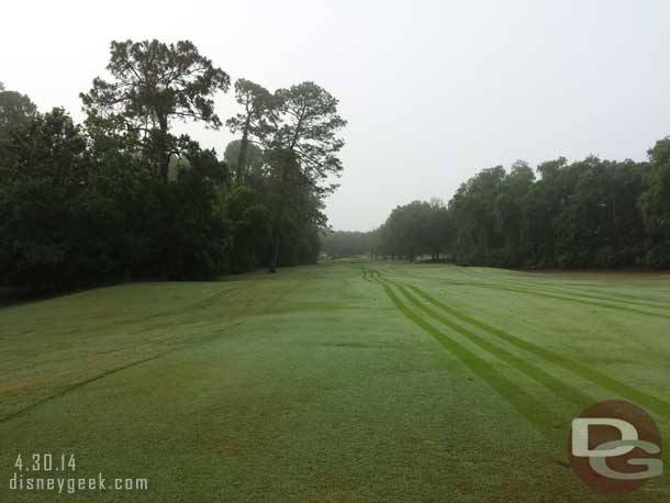 Looking back up the fairway on #6