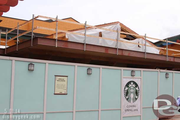 One of two new Starbucks.  This one by World of Disney.